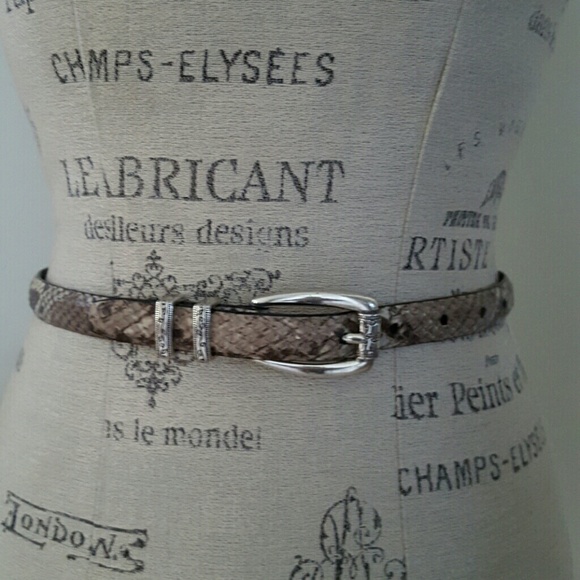 Brighton Snakeskin Belt - Picture 1 of 4